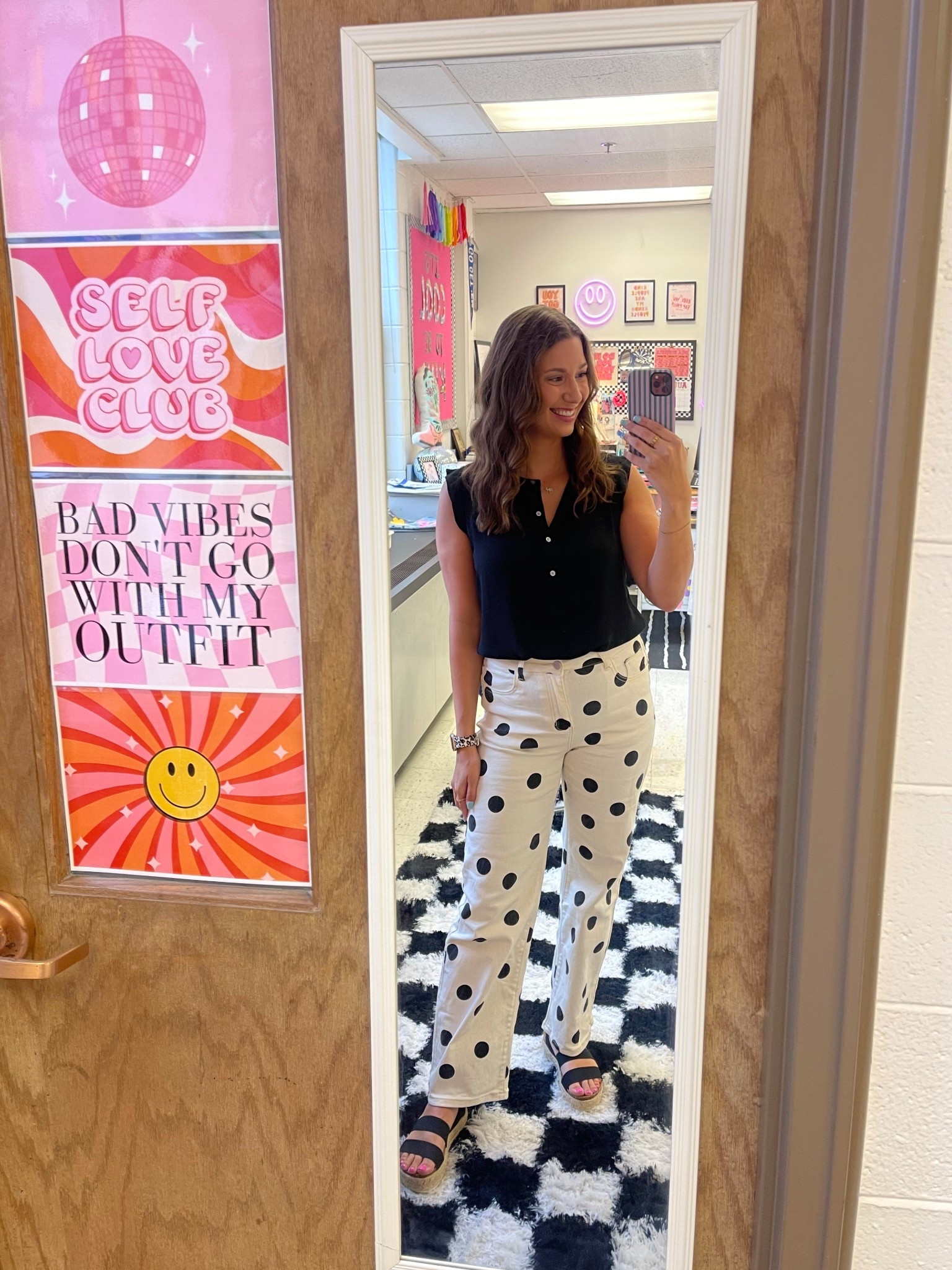 Polka dot moment🖤
Normally a size 4 - purchased the 4/28! 

#LTKStyleTip #LTKFindsUnder50 #LTKWorkwear