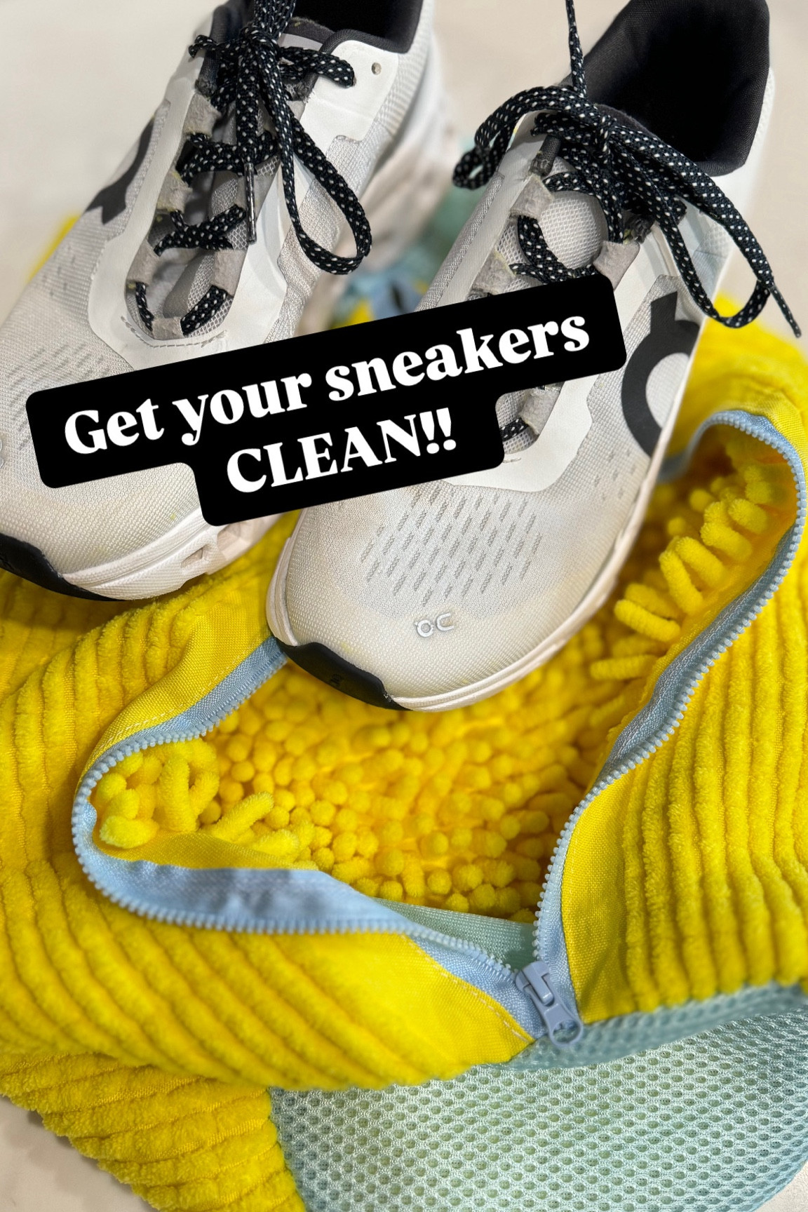 Clean sneakers make me so happy and this #amazon find adds a little extra joy to the washing excitement!! 🧽😉 

#LTKActive #LTKVideo #LTKHome