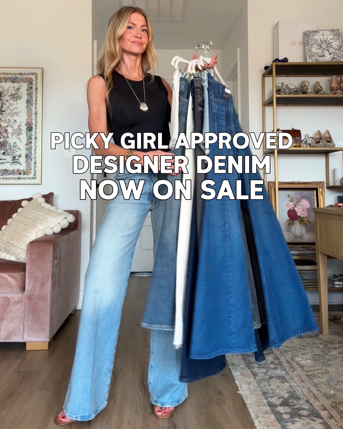 All of these designer pairs of denim are 25% off right now! No code needed  

#1 Hustler Mother Jean - Run TTS, wearing size 25
#2 Lemon twist- Mother Jean- run large, size down, wearing size 24
#3 AGOLDE Parker long denim shorts- shade swap meet, runs slightly small, order one size up, wearing size 26
#4 Mother barrel Jean - runs TTS, wearing size 25
#5 Joes Jeans Mia- runs TTS, wearing size 25
#6 Paige Anessa, run TTS, wearing size 25
#7 AGOLDE 90’S pinch, run TTS, wearing size 25
#8 AGOLDE Parker long shorts- color panacota, run slightly small, wearing size 26
#9 AGOLDE ren run long- run TTS, wearing size 25
#10 VB Taylor cropped, run TTS, wearing size 25

#LTKgrwm #LTKstorytime #LTKootd
