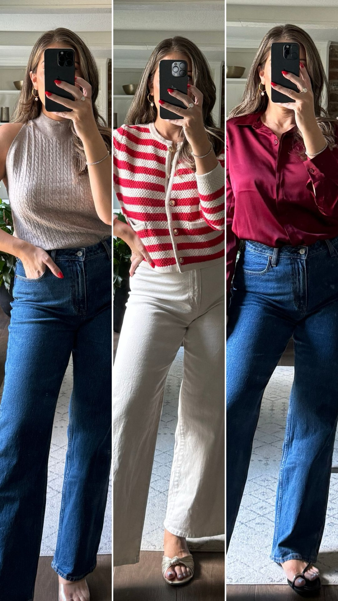 New in Target!! 🎯 

Workwear, teacher outfit, sailor jeans, Target sailor jeans, sailor wide leg, cardigan, fall outfit, fall style, Target outfits, Work outfit, jeans 

#LTKFindsUnder50 #LTKStyleTip #LTKOver40