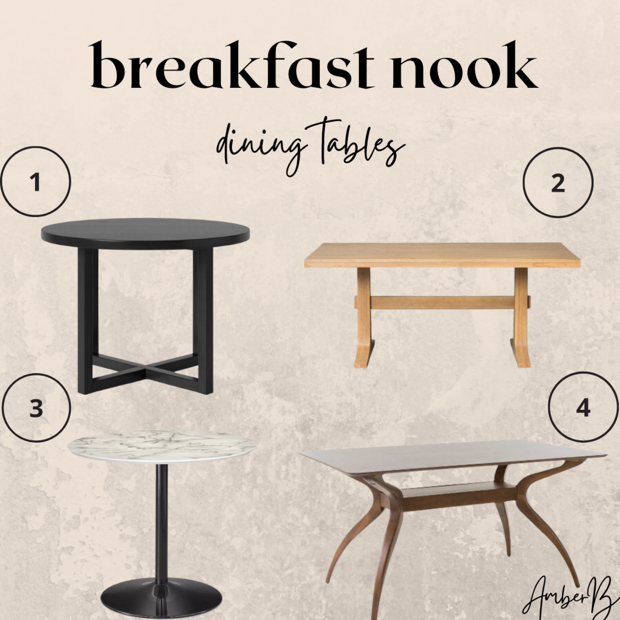 Breakfast nook table , dining room table, modern dining room table , neutral dining room table , round dining room table, rectangle dining room table 

#LTKFind #LTKsalealert #LTKhome