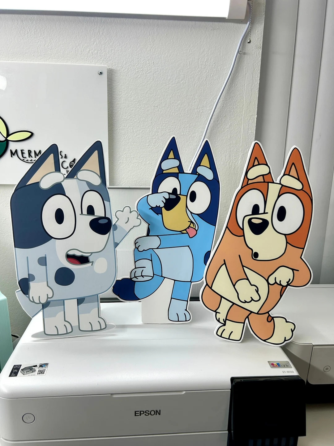 Bluey Center Piece, Bluey Decorations, Bluey Cutouts, Bluey Props, Bluey Theme Party, Bluey Party... | Etsy (US)