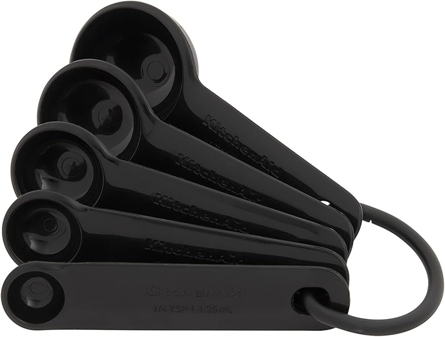 KitchenAid Universal Measuring Spoon Set, 5-Piece, Black | Amazon (US)