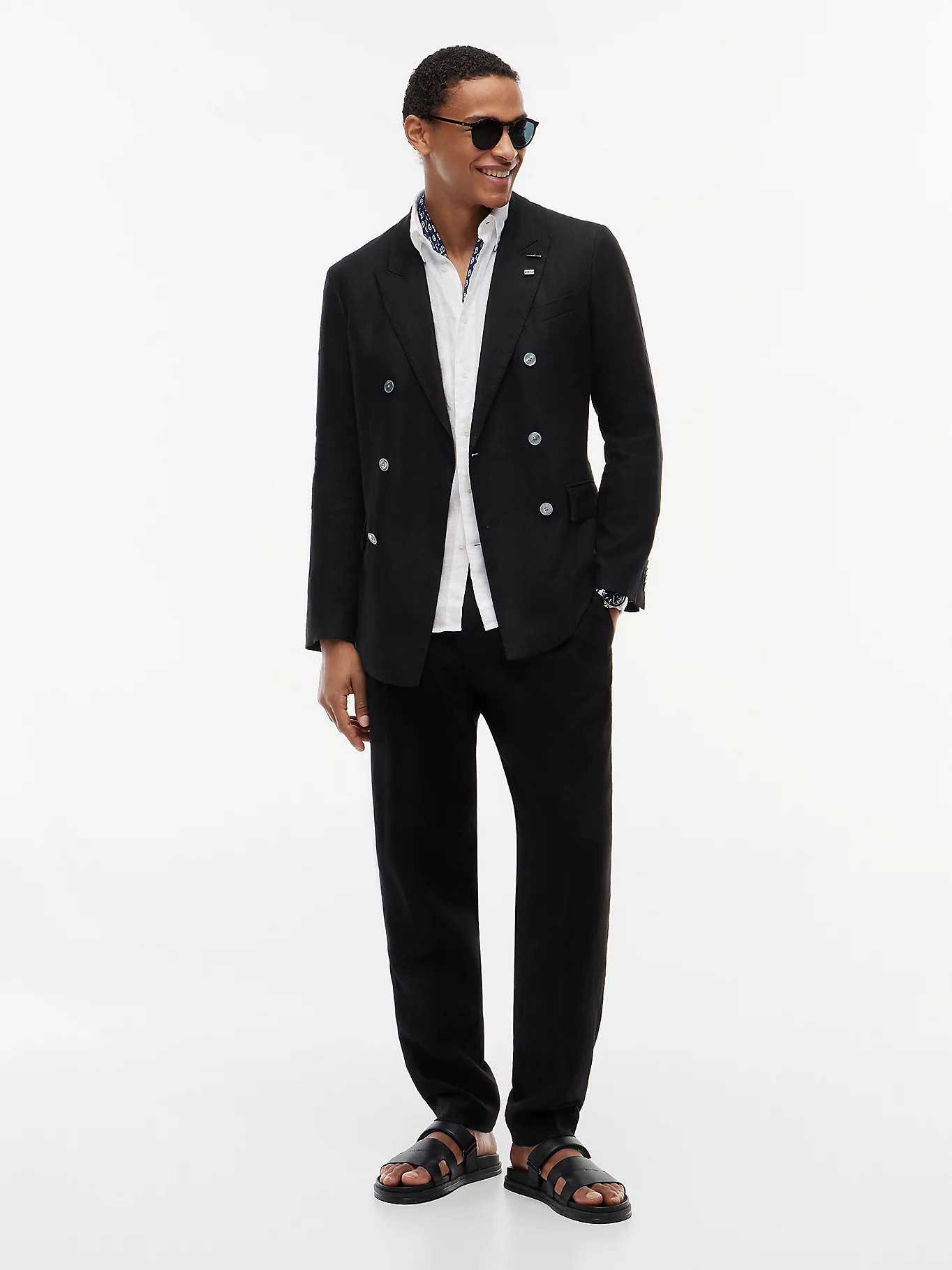 New York Label Regular Fit Sakko aus Leinen | Tommy Hilfiger (DE)