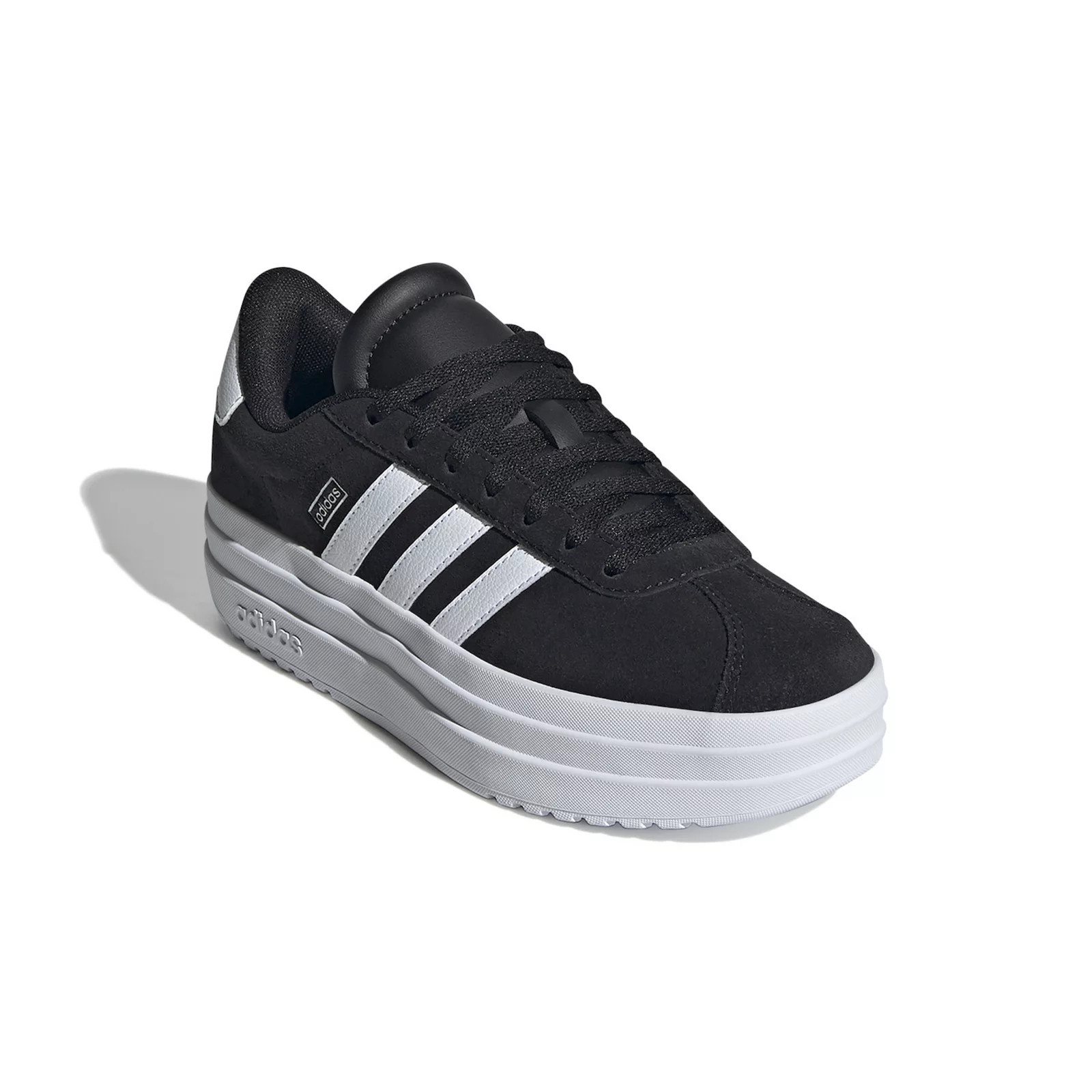 adidas Vl Court Bold 3.0 Big Kids Shoes, Kids Unisex, Size: 4, Black White White | Kohl's