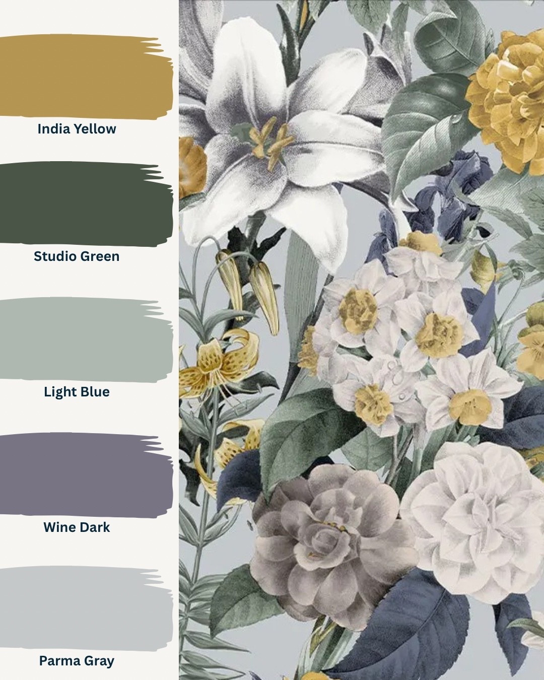 Complimentary paint colours for wallpaper 

#LTKeurope #LTKhome #LTKuk