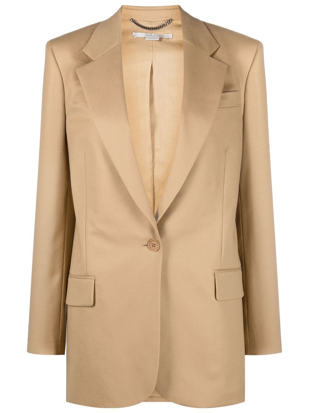 Stella McCartney single-breasted Wool Blazer - Farfetch | Farfetch Global