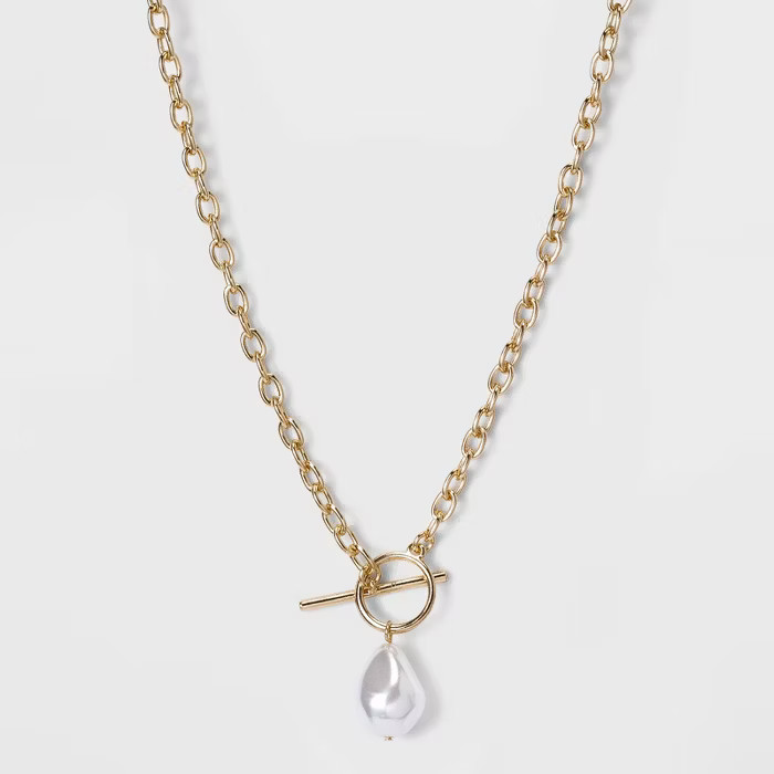SUGARFIX by BaubleBar Pearl Pendant Necklace - Pearl | Target