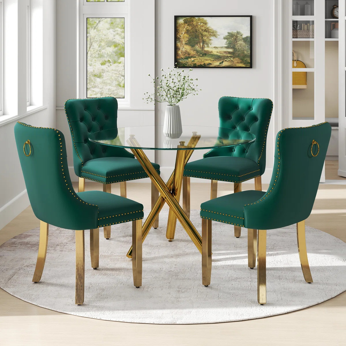 5-Piece Pedestal Dining Set | Wayfair North America