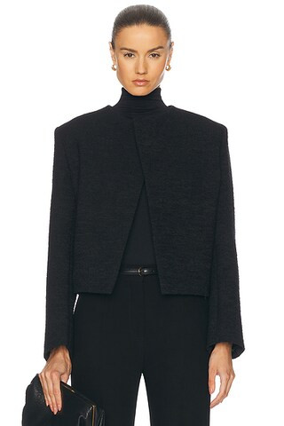 Cropped Bouclé Jacket | FWRD 