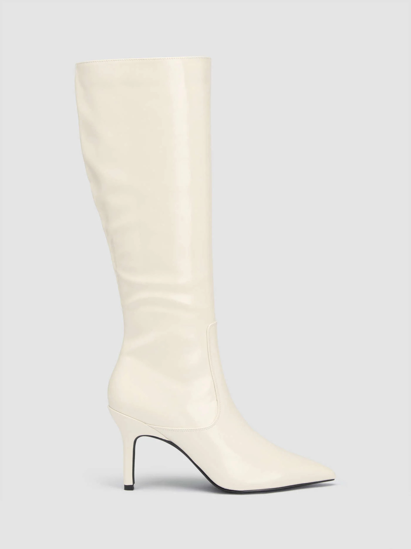 POINTED TOE STILETTO KNEE HIGH BOOTS | Cider