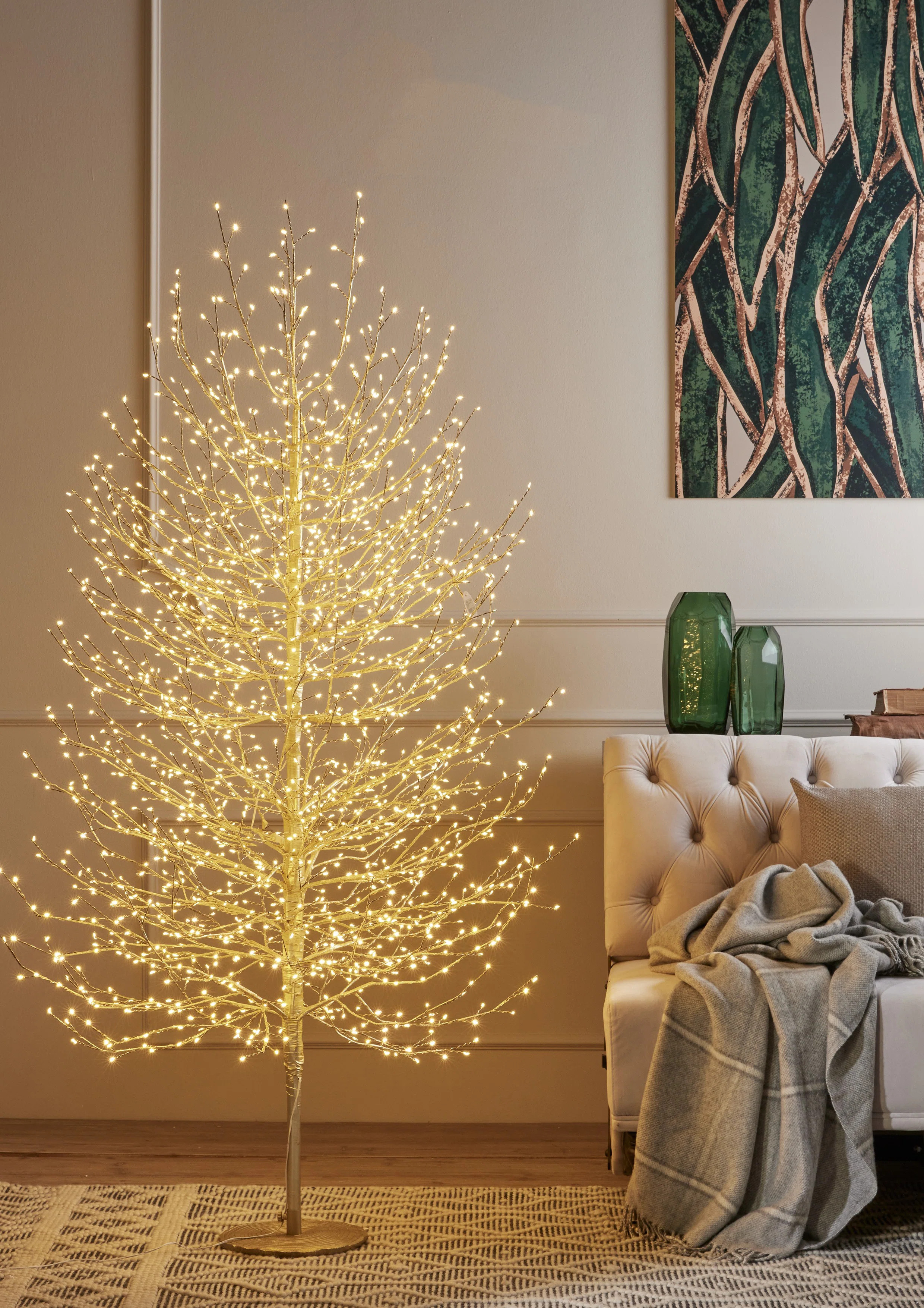 Hi-Line Gift Ltd. Birch Tree with Warm White LED Lights & Reviews | Wayfair | Wayfair North America