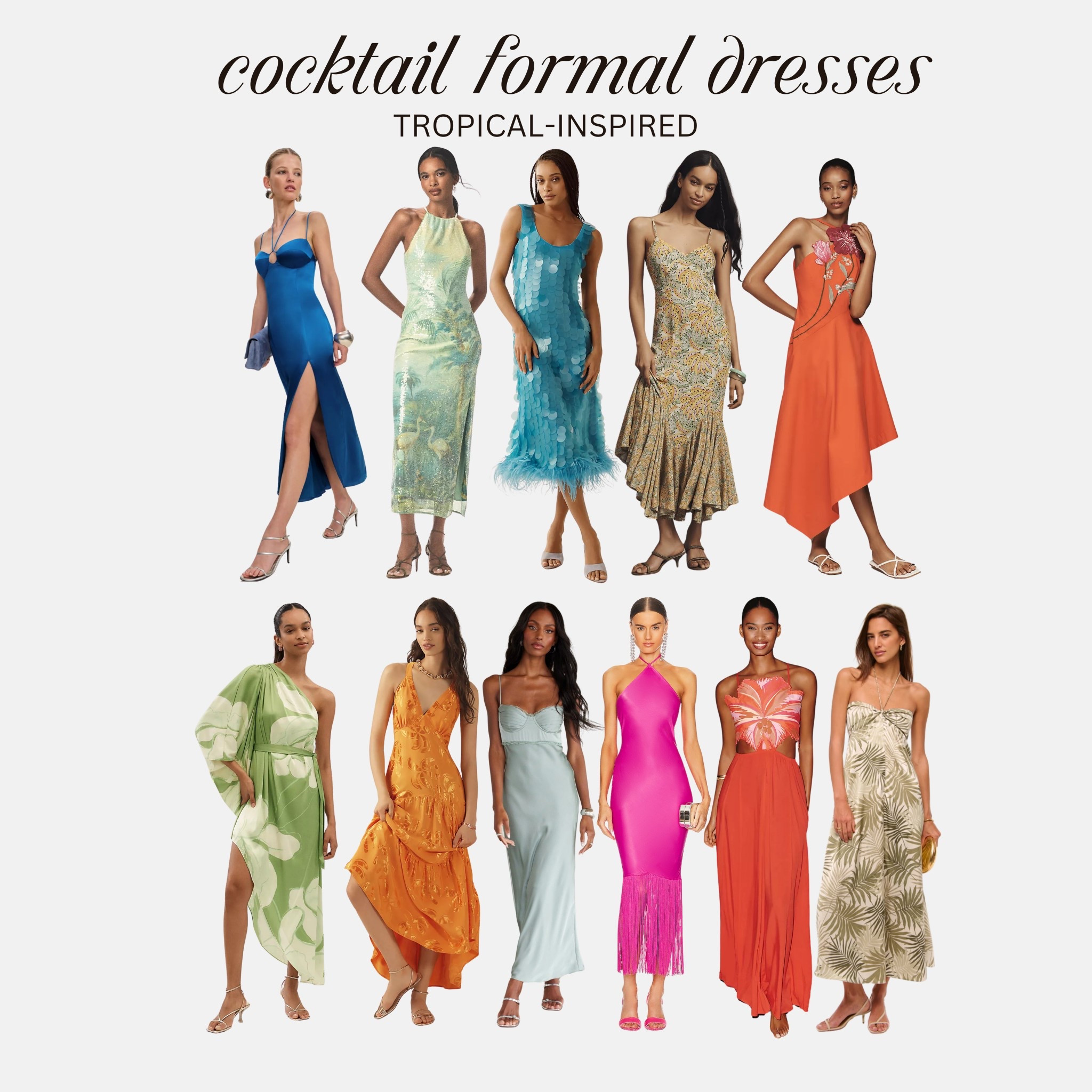 [6/9/25] tropical-inspired wedding guest dresses | wedding guest dress inspo 

[astr the label code VIVIANE15 | meshki code VIVIANEMESHKI | Amanda uprichard code VIVIANE20] 


#LTKParties #LTKSummerEdit #LTKWedding