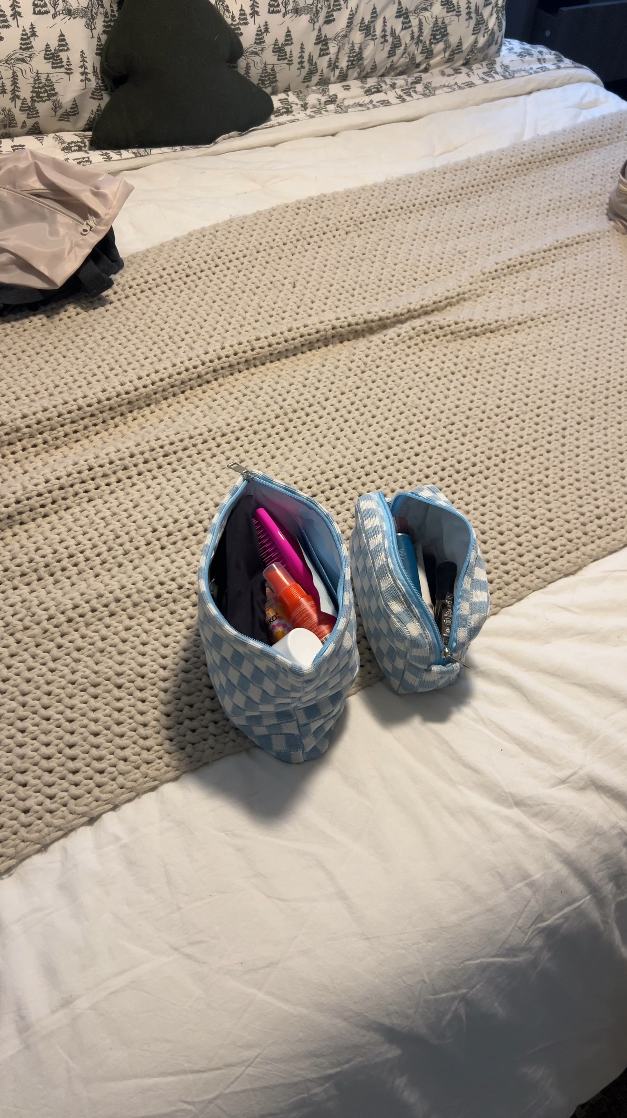 What’s in my hospital bag: toiletry bags 