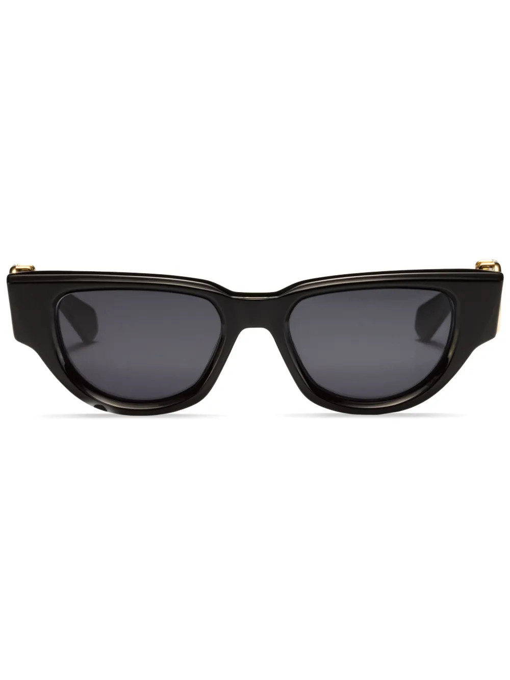 The DetailsValentino Eyewearlogo-plaque sunglassesPresented in black, these sunglasses by Valenti... | Farfetch Global