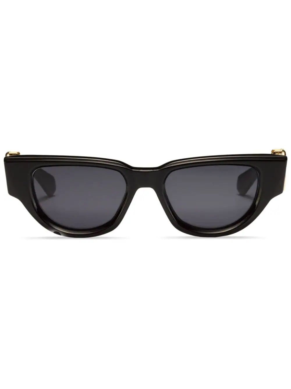 The DetailsValentino Eyewearlogo-plaque sunglassesPresented in black, these sunglasses by Valenti... | Farfetch Global