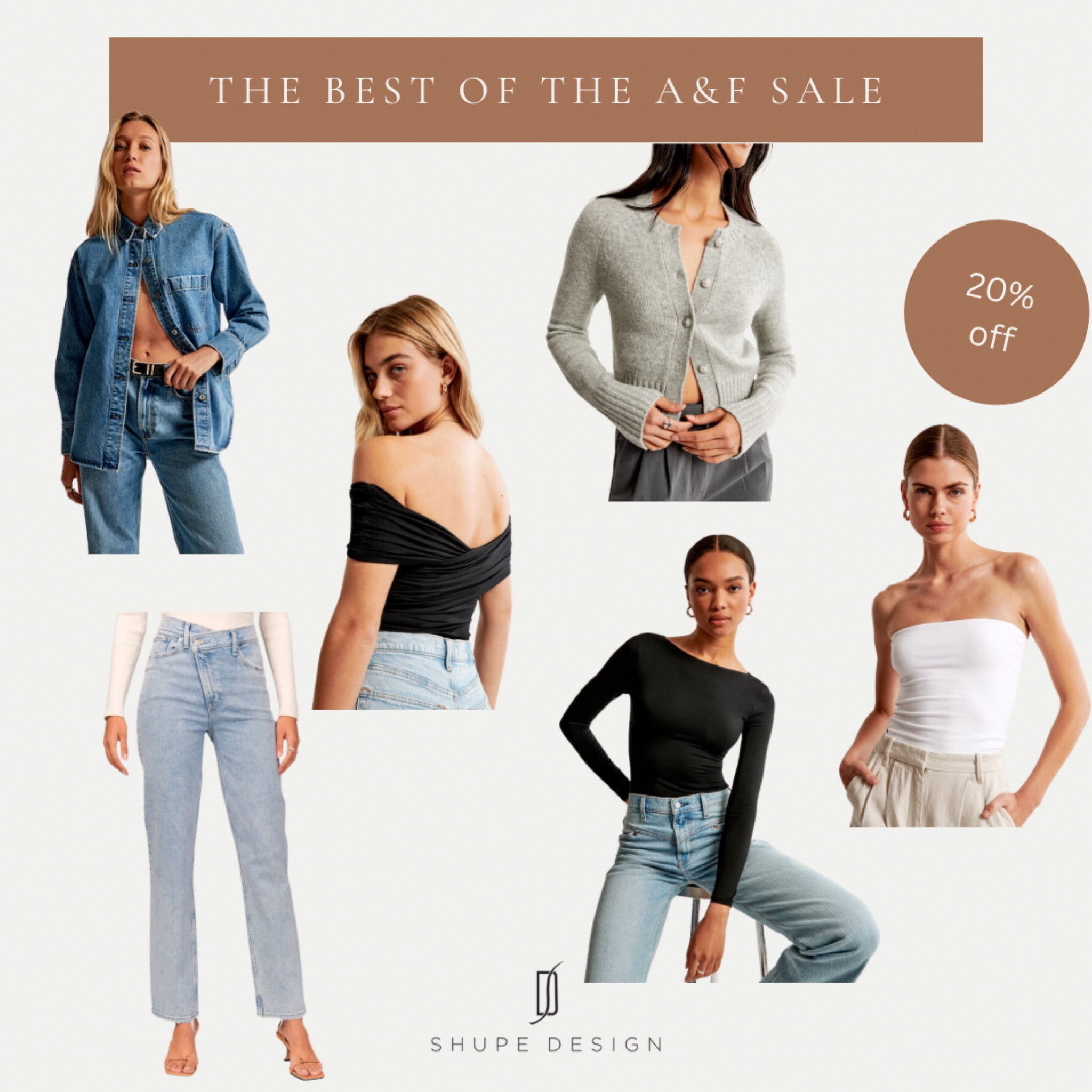 The top 6 items you need while Abercrombie & Fitch is on sale. Perfect for the chilly weather ahead.

LTK fall sale | Abercrombie & Fitch | holiday outfit | denim | cardigan | denim shirt | sale 

#LTKSeasonal #LTKSale #LTKparties