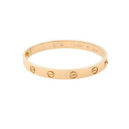 Cartier Love 18K Rose Gold Bracelet Size 16 | Walmart (US)