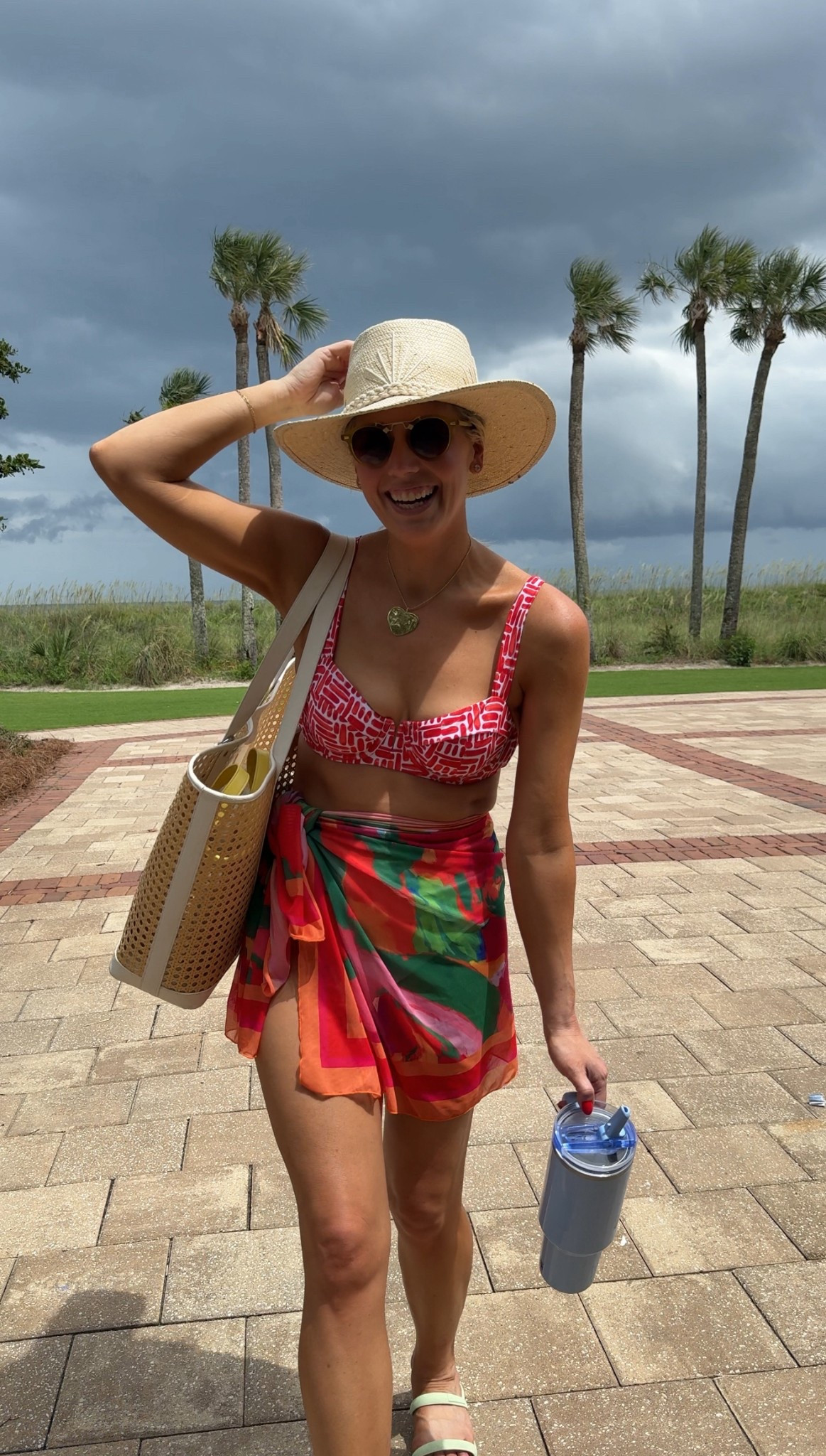 Linking what I can!
Swim top- Cupshe
Swim bottoms- old navy
Hat- tipsy threads on Instagram
Bag- sprinkled with pink
Shoes- reef and code is BOBBI20
Stanley cup and old sarong

#LTKStyleTip #LTKSwim #LTKFindsUnder50