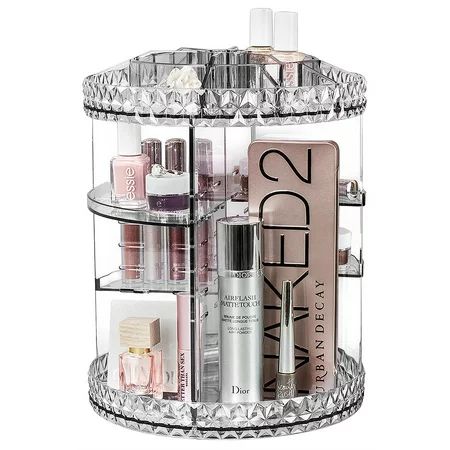 Sorbus Rotating Makeup Organizer, 360° Rotating Adjustable Carousel Storage for Cosmetics, Toiletrie | Walmart (US)