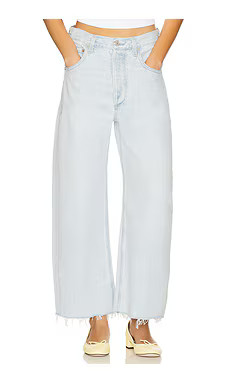 Citizens of Humanity Ayla Undone Hem Crop Jeans in Allier from Revolve.com | Revolve Clothing (Global)