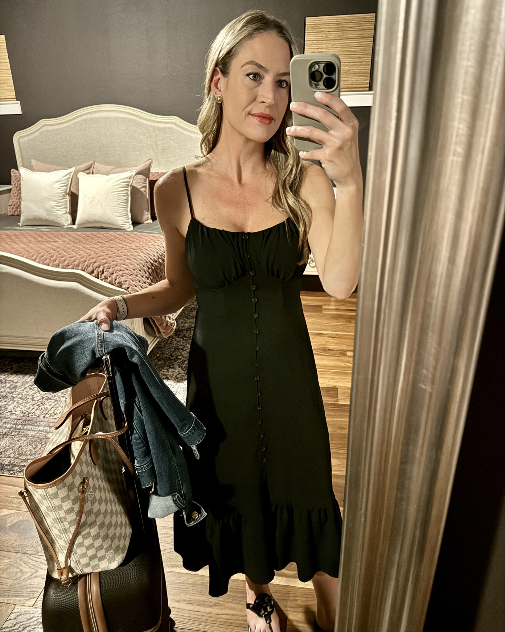 Travel Dress - inexpensive and comfortable. I’m wearing XS. This is cute with a jean jacket, a cardigan, or even a blazer. And it can be paired with tennis shoes, wedges, or heels.  The dress comes in 2 colors  

#everypiecefits

Sundress
Travel outfit
Midi dress
Summer dress
Summer outfit 
Vacation outfit
Vacation dress

#LTKTravel #LTKSeasonal #LTKStyleTip