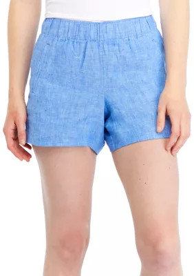 Lilly Pulitzer Women's Lilo Linen Shorts, Blue | Belk