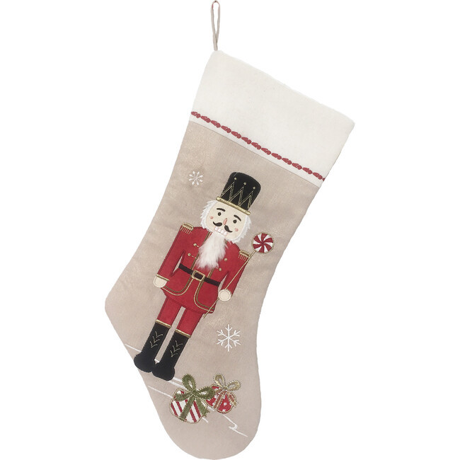 Nutcracker Stocking, Red | Maisonette