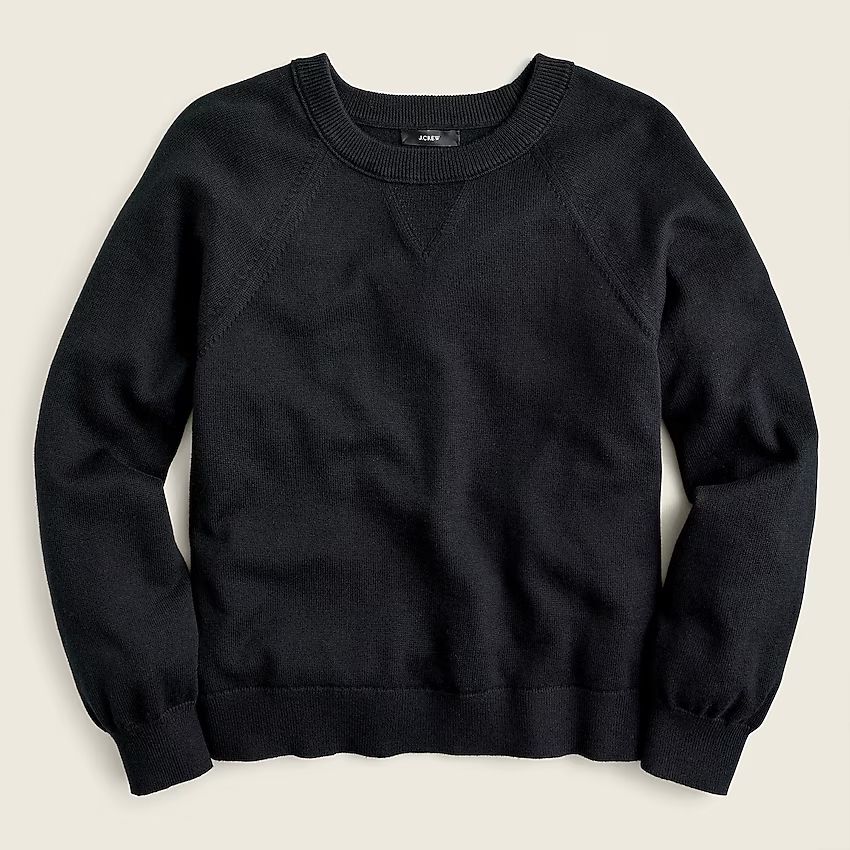 Cotton-cashmere pullover sweatshirt | J.Crew US