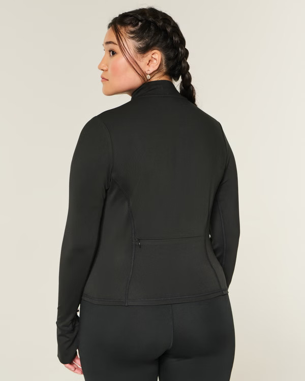 Women's Gilly Hicks Active Recharge Bow Double Zip Jacket | Women's Matching Sets | HollisterCo.c... | Hollister (US)