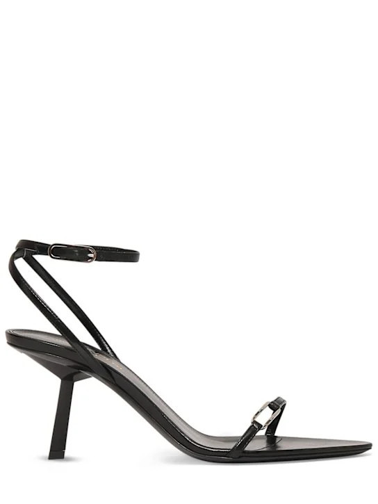 75mm Kitty leather sandals | Luisaviaroma