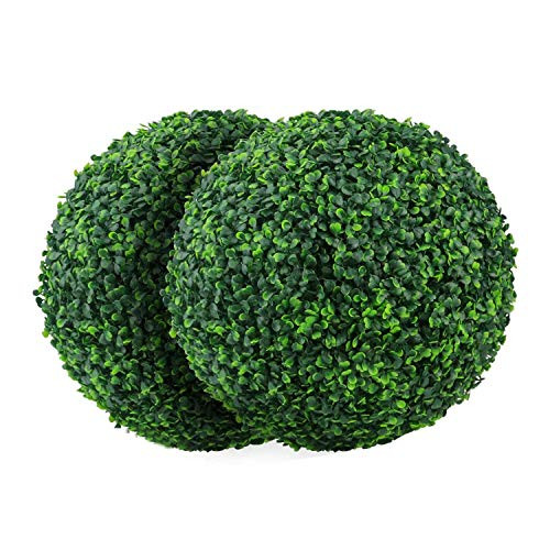 Sunnyglade 2 PCS 19.7 inch 4 Layers Artificial Plant Topiary Ball Faux Boxwood Decorative Balls f... | Amazon (US)
