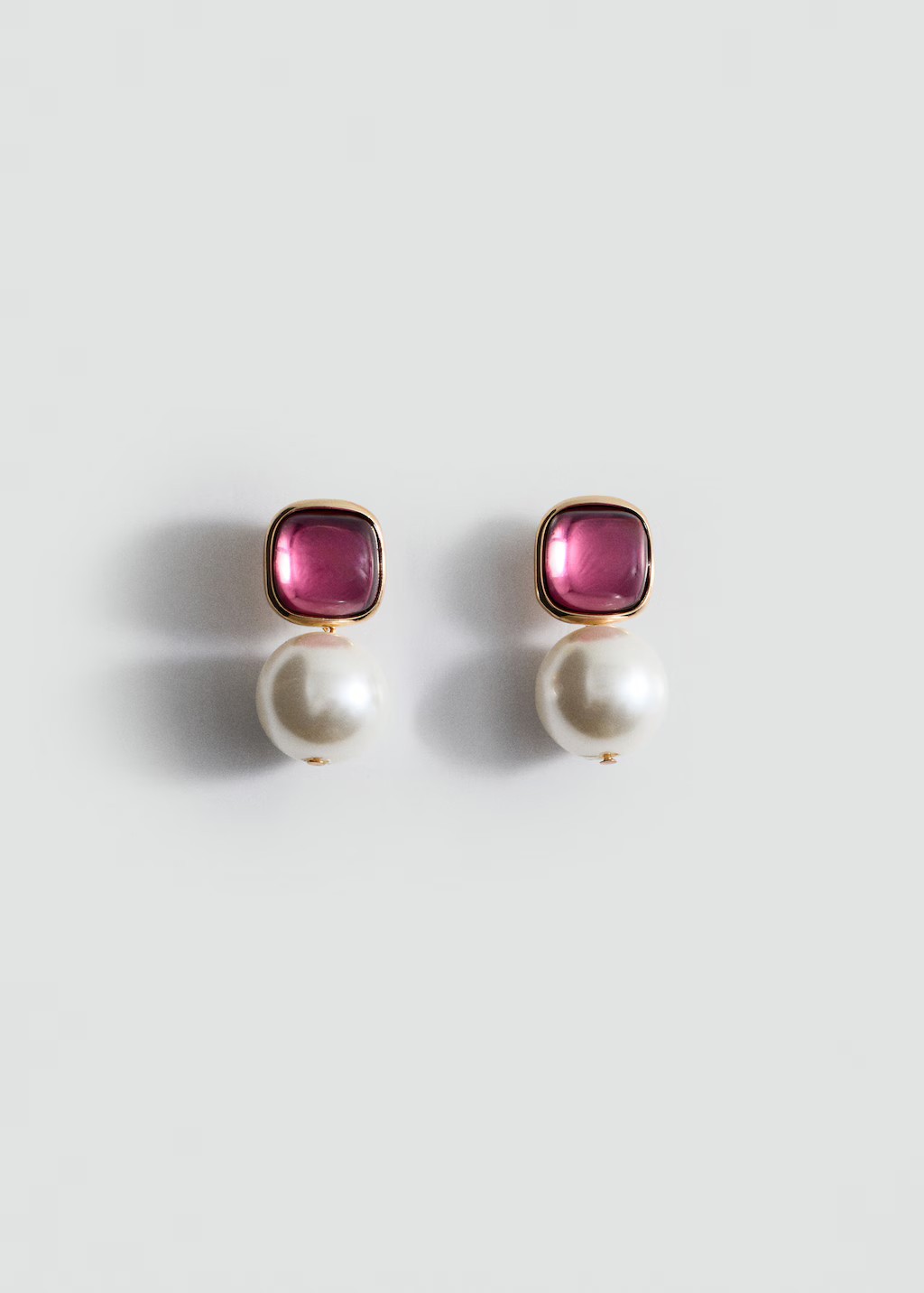 Combined pearl drop earrings - Women | MANGO USA | Mango (US/MX/AU)