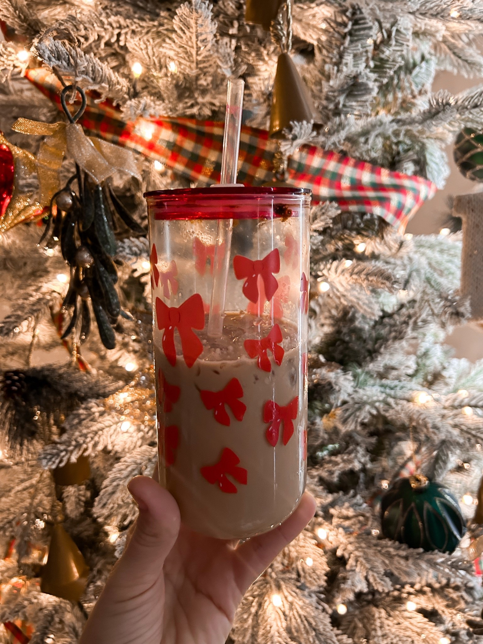 How cute is this glass iced coffee cup🎀

#LTKSeasonal #LTKHoliday