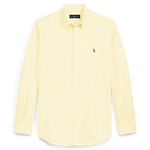 Polo Ralph Lauren Mens Slim Fit Oxford Shirt (XX-Large, RL Yellow) | Amazon (US)