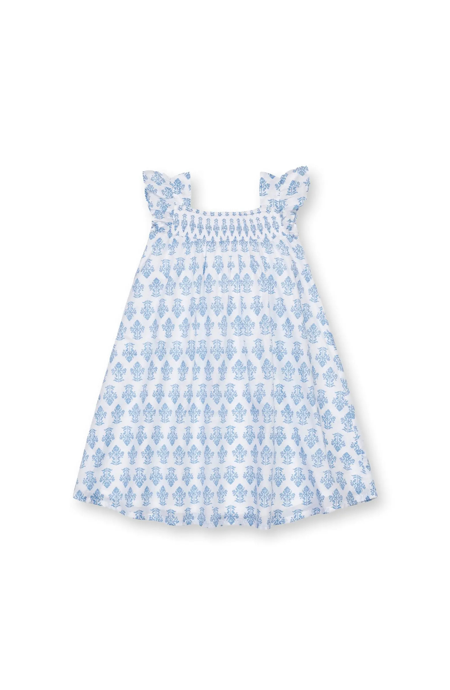 Hope & Henry Girls' Organic Flutter Sleeve Smocked Sundress, Toddler | Nordstrom | Nordstrom