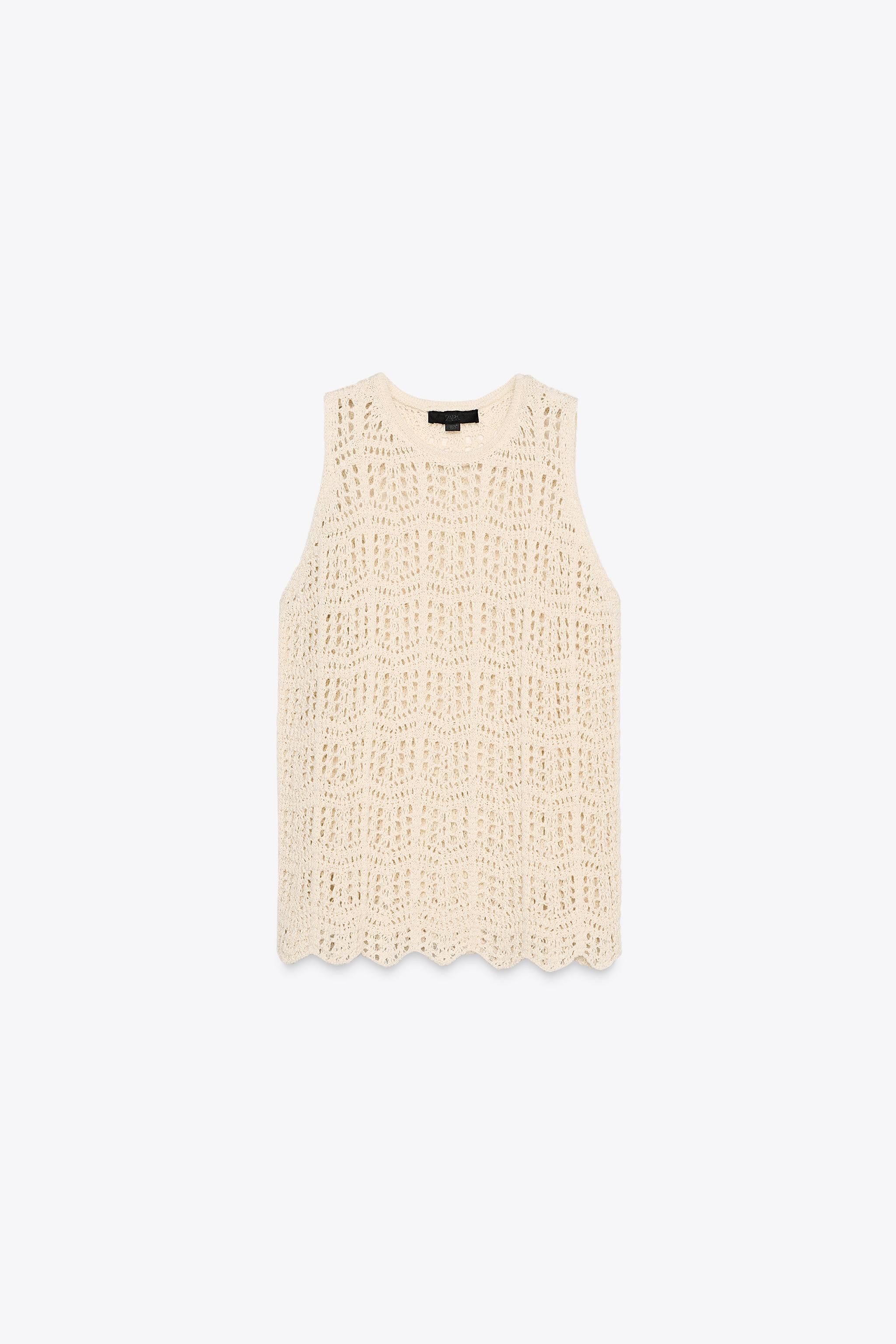 POINTELLE KNIT TOP | Zara US