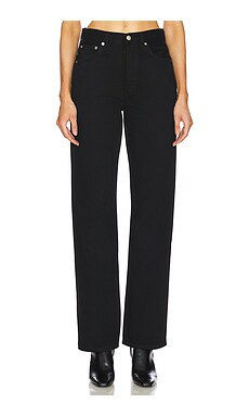 RE/DONE 90s High Rise Loose in Black from Revolve.com | Revolve Clothing (Global)