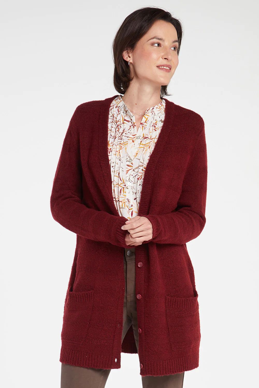 Everyday Cardigan - Boysenberry | NYDJ