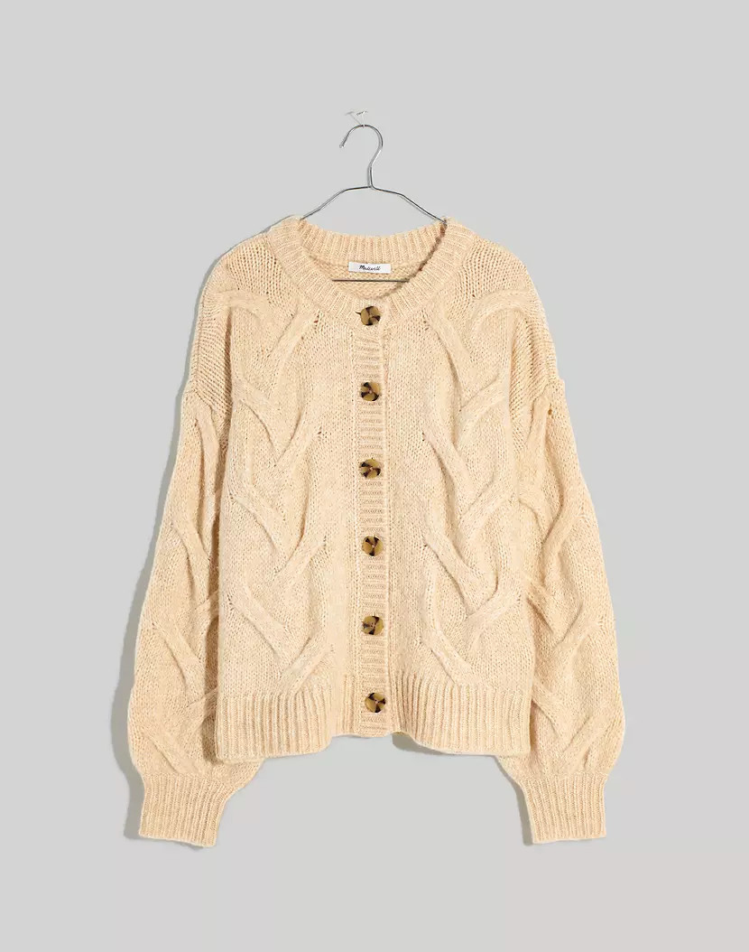 Cable Ashmont Cardigan Sweater | Madewell