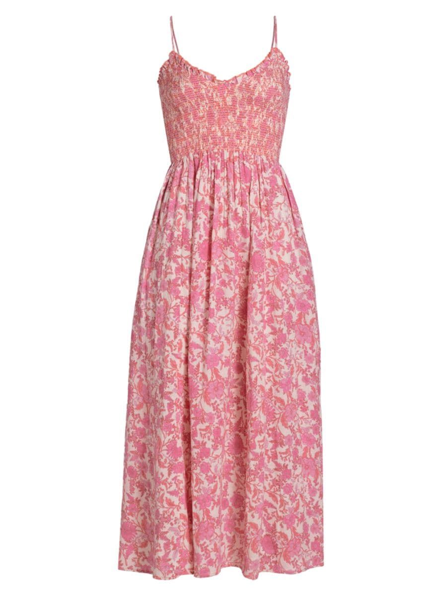 Sweet Nothings Floral Midi-Dress | Saks Fifth Avenue