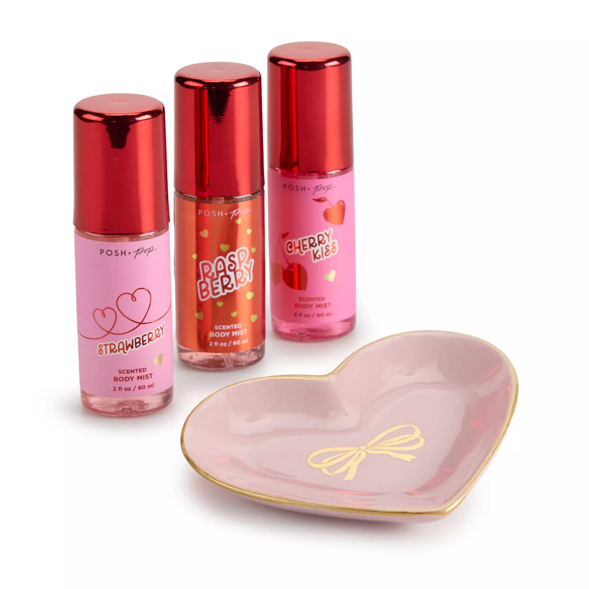 Simple Pleasures Posh + Pop Trinket Tray & Body Mist Set | Kohl's