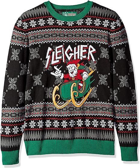 Ugly Christmas Sweater Company Men's Assorted Santa Crew Neck Xmas Sweaters | Amazon (US)