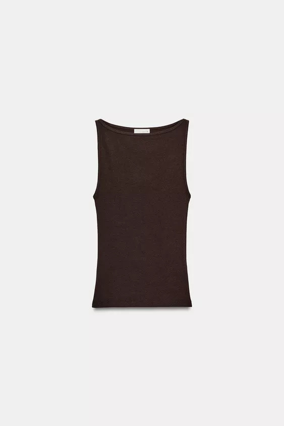 MINIMALIST SLEEVELESS TOP | Zara UK