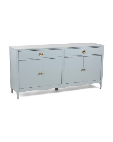 64in 4 Door 2 Drawer Swoop Sideboard | TJ Maxx