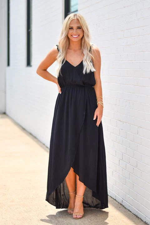 Completely Smitten Maxi Dress - Black | The Impeccable Pig