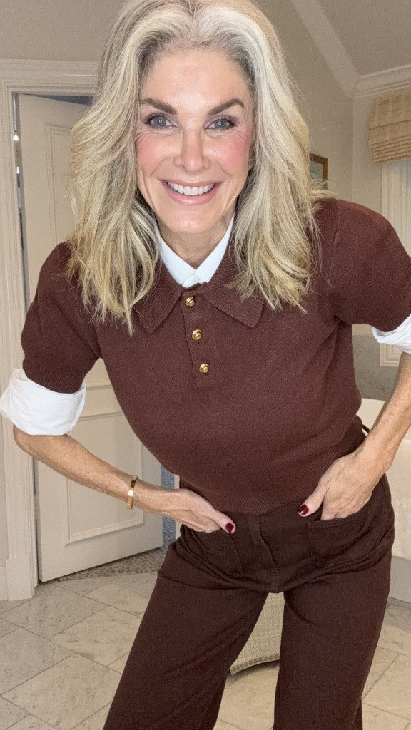 Love this brown cropped sweater for fall! Size S

#LTKSeasonal #LTKOver40 #LTKootd