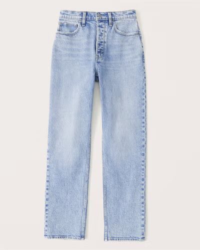 Women's High Rise Dad Jean | Women's Bottoms | Abercrombie.com | Abercrombie & Fitch (US)