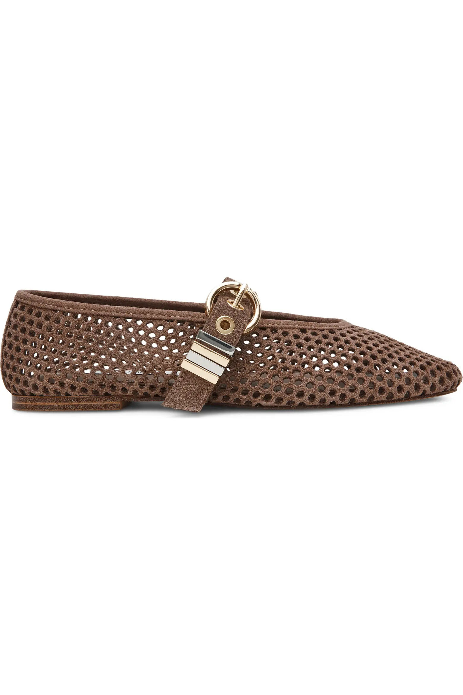 Lela Perforated Mary Jane Flat (Women) | Nordstrom | Nordstrom