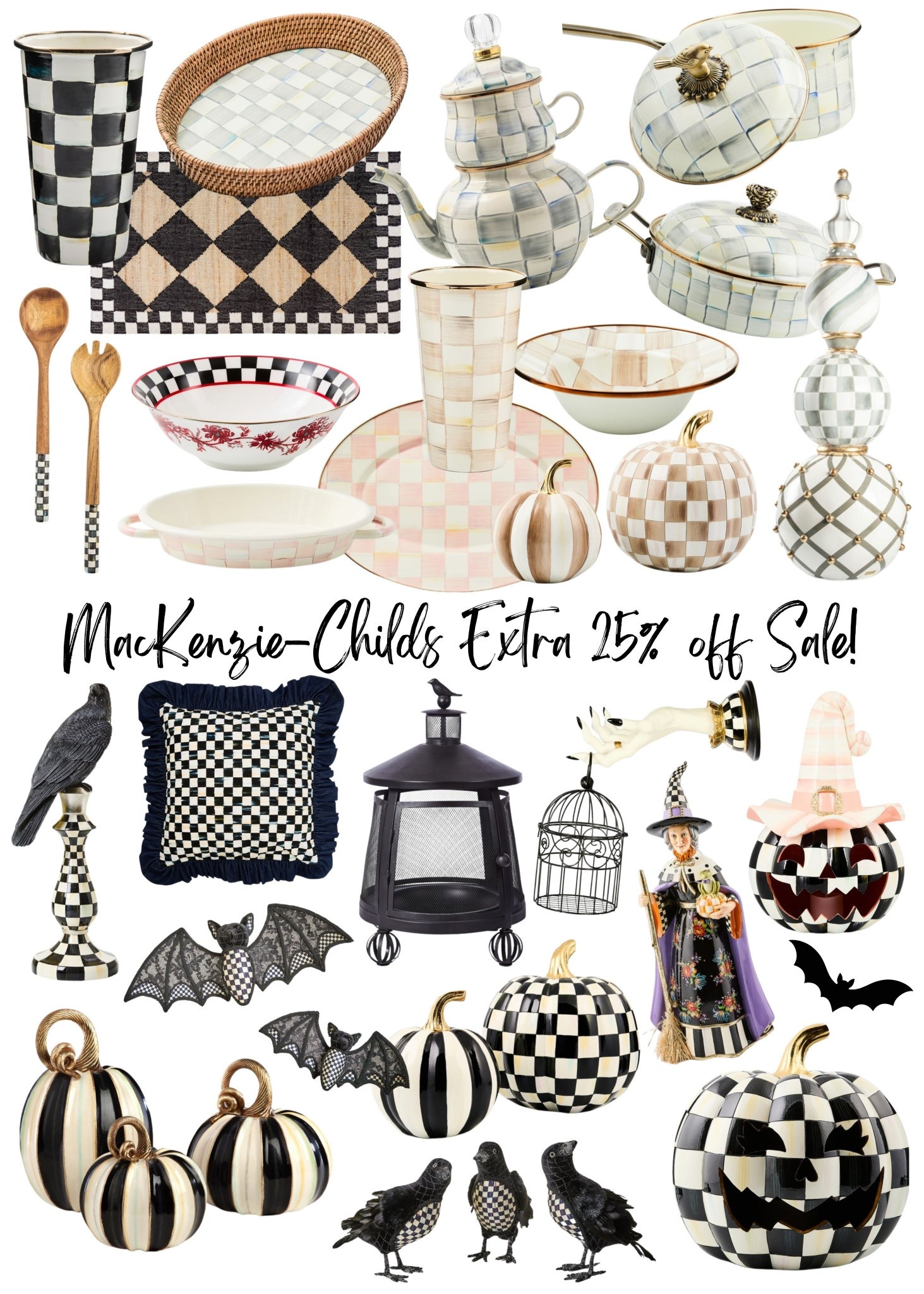 MacKenzie-Childs is an extra 25% off sale!! Halloween decor is majorly marked down up to 75% off.

#LTKSeasonal #LTKSaleAlert #LTKHome